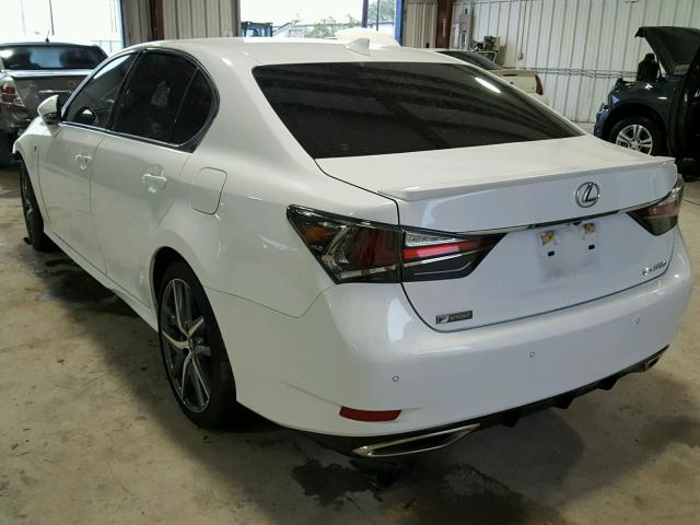 JTHBZ1BL4GA000355 - 2016 LEXUS GS 350 WHITE photo 3