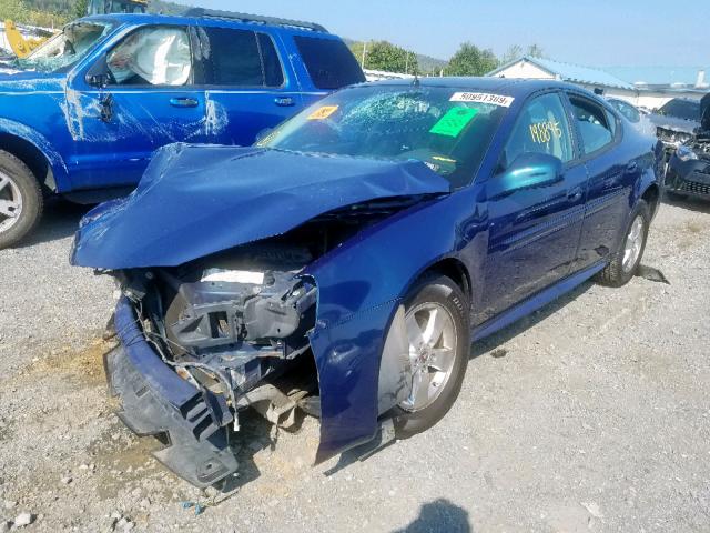 2G2WS542151195619 - 2005 PONTIAC GRAND PRIX Կապույտ լուսանկար 2