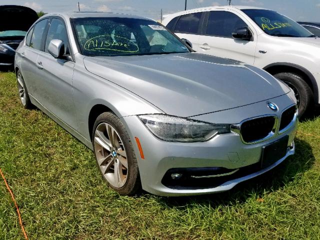 WBA8B9C55JEE82171 - 2018 BMW 330 I SILVER photo 1