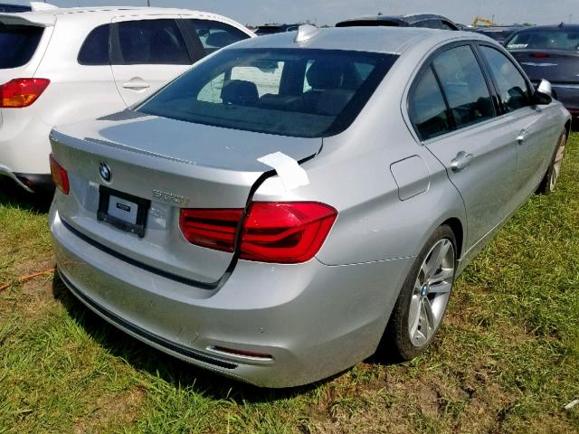 WBA8B9C55JEE82171 - 2018 BMW 330 I SILVER photo 4