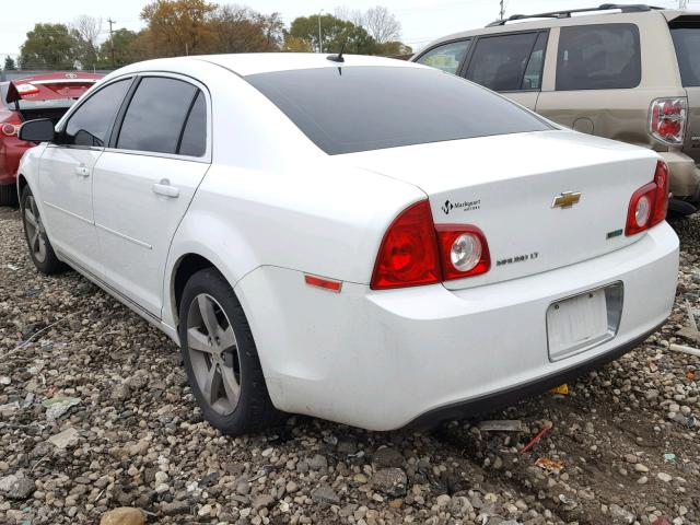 1G1ZC5EU9BF399765 - 2011 CHEVROLET MALIBU 1LT WHITE photo 3