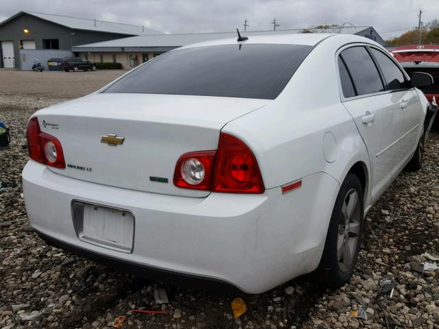 1G1ZC5EU9BF399765 - 2011 CHEVROLET MALIBU 1LT WHITE photo 4