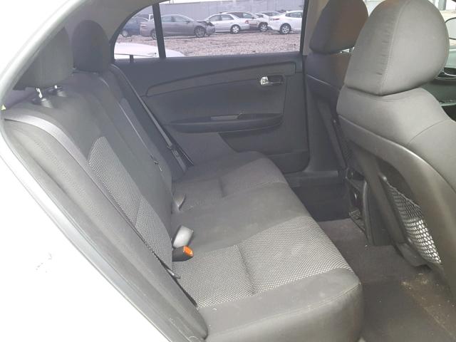 1G1ZC5EU9BF399765 - 2011 CHEVROLET MALIBU 1LT WHITE photo 6