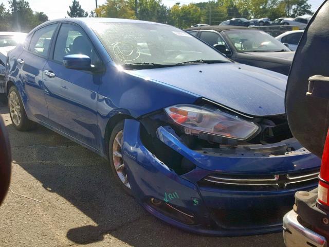 1C3CDFCA8DD150062 - 2013 DODGE DART LIMIT BLUE photo 1