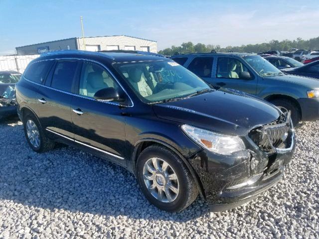 5GAKVBKD9GJ334037 - 2016 BUICK ENCLAVE BLACK photo 1