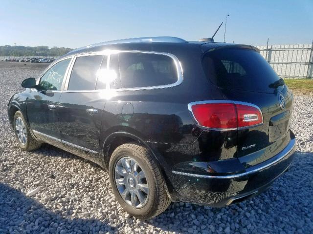 5GAKVBKD9GJ334037 - 2016 BUICK ENCLAVE BLACK photo 3