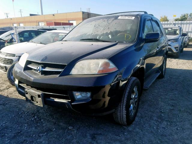 2HNYD18693H001342 - 2003 ACURA MDX TOURIN BLACK photo 2