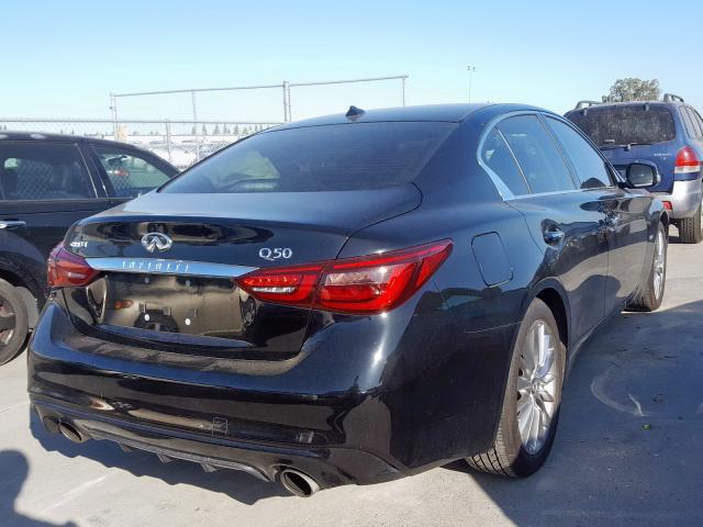 JN1EV7AP8JM591199 - 2018 INFINITI Q50 LUXE BLACK photo 4