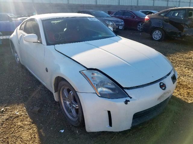 JN1AZ34D73T111417 - 2003 NISSAN 350Z COUPE WHITE photo 1