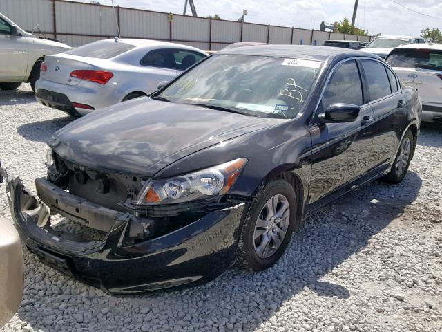 1HGCP2F68CA040911 - 2012 HONDA ACCORD SE BLACK photo 2