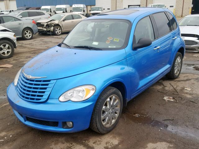 3A8FY58B48T118162 - 2008 CHRYSLER PT CRUISER BLUE photo 2