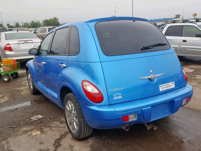 3A8FY58B48T118162 - 2008 CHRYSLER PT CRUISER BLUE photo 3