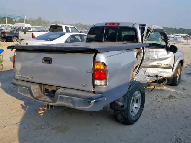 5TBRT341XYS010507 - 2000 TOYOTA TUNDRA ACC SILVER photo 4