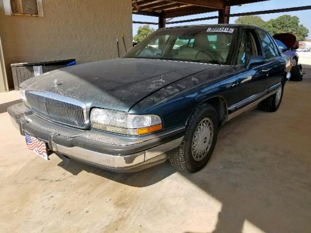 1G4CW52L2R1628435 - 1994 BUICK PARK AVENU BLUE photo 2