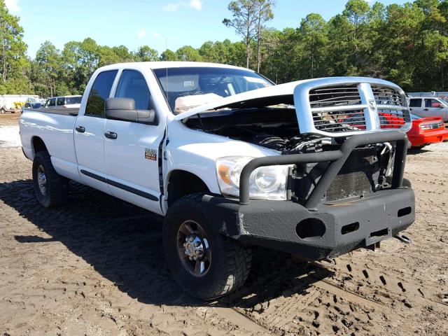 3D7KS28A37G775965 - 2007 DODGE RAM 2500 S WHITE photo 1