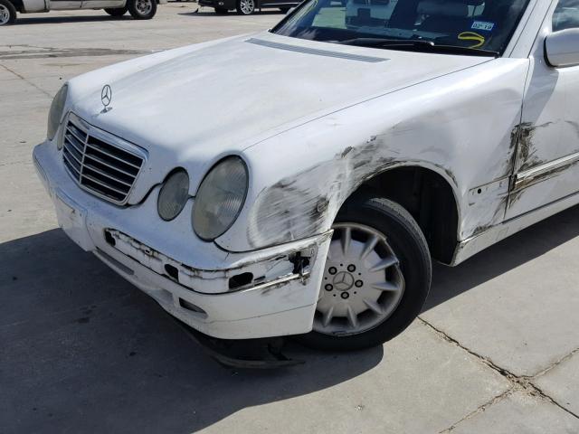 WDBJF65J1YB083007 - 2000 MERCEDES-BENZ E 320 WHITE photo 9