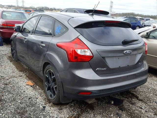 1FAHP3K24CL188402 - 2012 FORD FOCUS SE/S GRAY photo 3