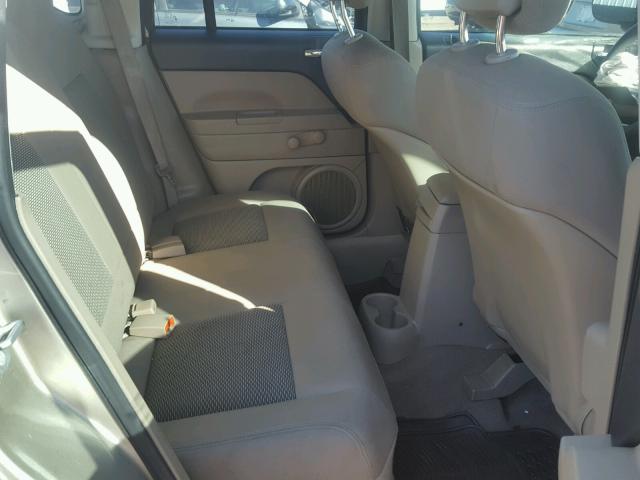 1J4NT4FA6AD531826 - 2010 JEEP COMPASS SP 银色 照片 6