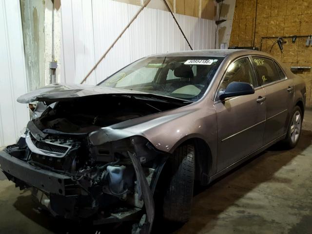 1G1ZA5EU2BF341082 - 2011 CHEVROLET MALIBU LS BROWN photo 2