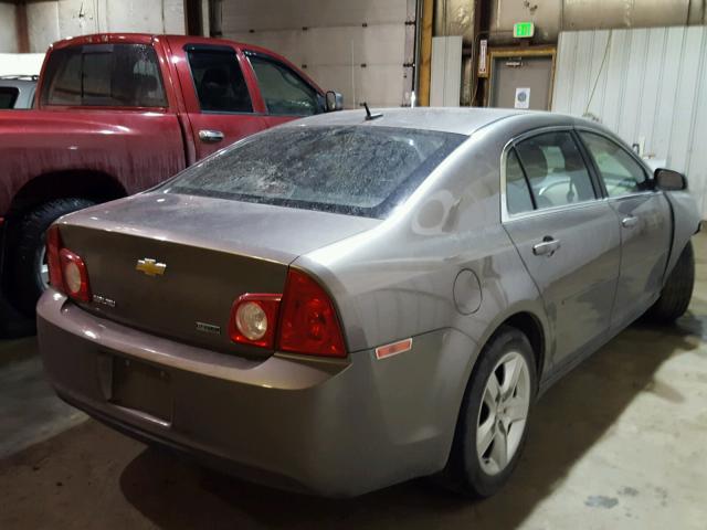 1G1ZA5EU2BF341082 - 2011 CHEVROLET MALIBU LS BROWN photo 4