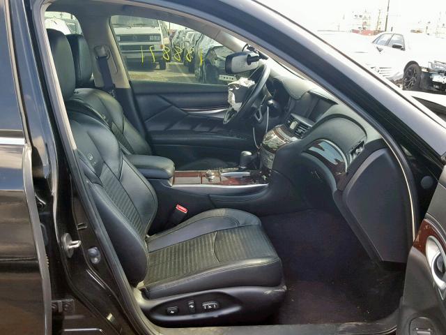 JN1BY1AP7BM324127 - 2011 INFINITI M37 BLACK photo 5