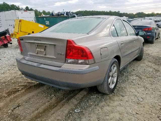 YV1RS61R212016363 - 2001 VOLVO S60 TAN photo 4