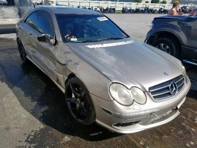 WDBTJ76H73F048899 - 2003 MERCEDES-BENZ CLK 55 AMG SILVER photo 1