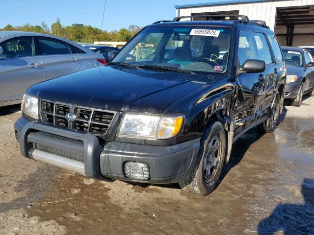 JF1SF6352XH736988 - 1999 SUBARU FORESTER L BLACK photo 2