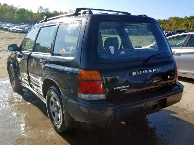 JF1SF6352XH736988 - 1999 SUBARU FORESTER L BLACK photo 3