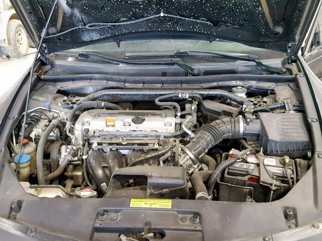 1HGCS1B89AA016596 - 2010 HONDA ACCORD EXL GRAY photo 7