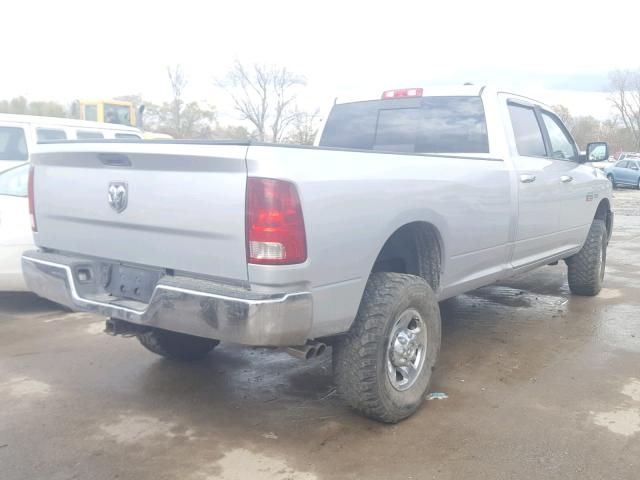 3D7TT2CT4AG161377 - 2010 DODGE RAM 2500 SILVER photo 4