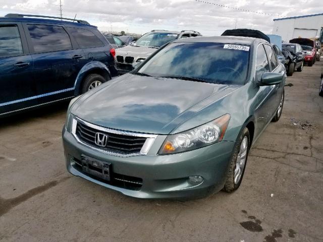 1HGCP3F86AA011010 - 2010 HONDA ACCORD EXL GREEN photo 2