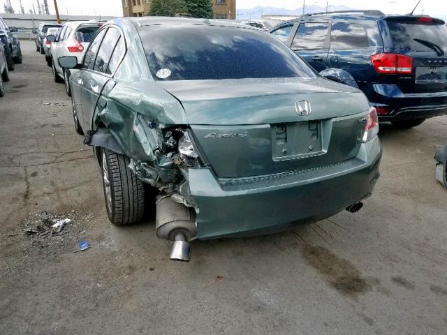 1HGCP3F86AA011010 - 2010 HONDA ACCORD EXL GREEN photo 3