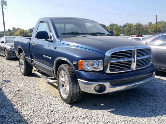 1D7HA16D44J138355 - 2004 DODGE RAM 1500 S BLUE photo 1