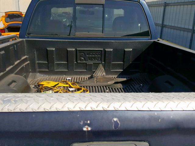 1D7HA16D44J138355 - 2004 DODGE RAM 1500 S BLUE photo 6