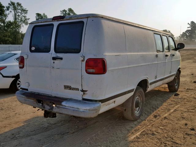 2B7KB31Z3YK150986 - 2000 DODGE RAM VAN B3 WHITE photo 4