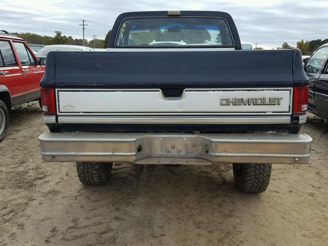 1GCEV14K2HS138910 - 1987 CHEVROLET V10 BLUE photo 6