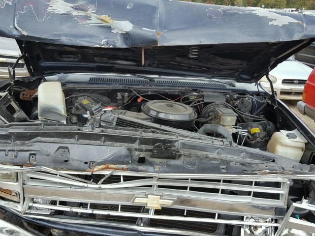 1GCEV14K2HS138910 - 1987 CHEVROLET V10 BLUE photo 7