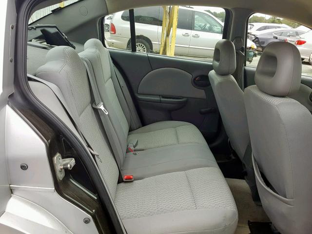 1G8AJ55F66Z205462 - 2006 SATURN ION LEVEL SILVER photo 6