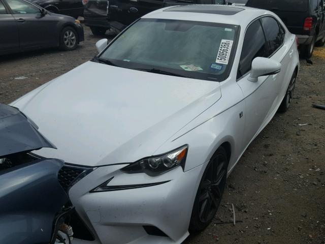 JTHBE1D20E5011858 - 2014 LEXUS IS 350 WHITE photo 2