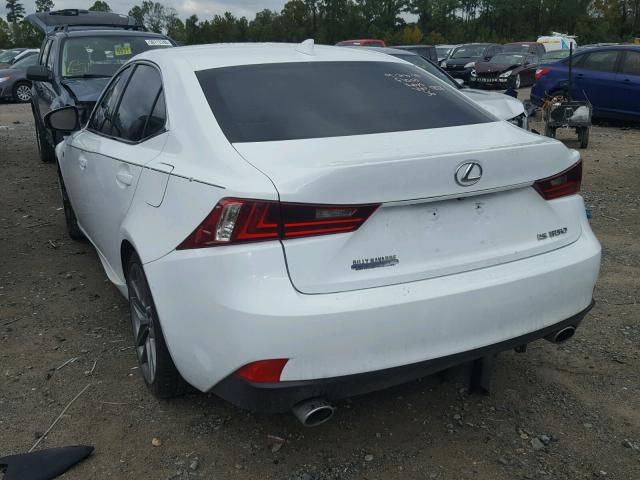 JTHBE1D20E5011858 - 2014 LEXUS IS 350 WHITE photo 3