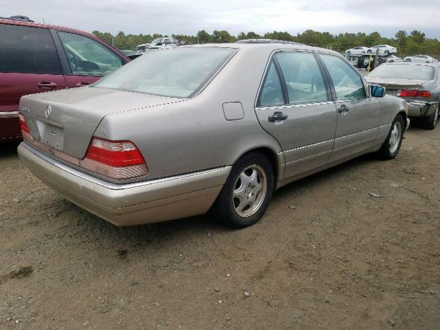 WDBGA43G7VA368736 - 1997 MERCEDES-BENZ S 420 GOLD photo 4