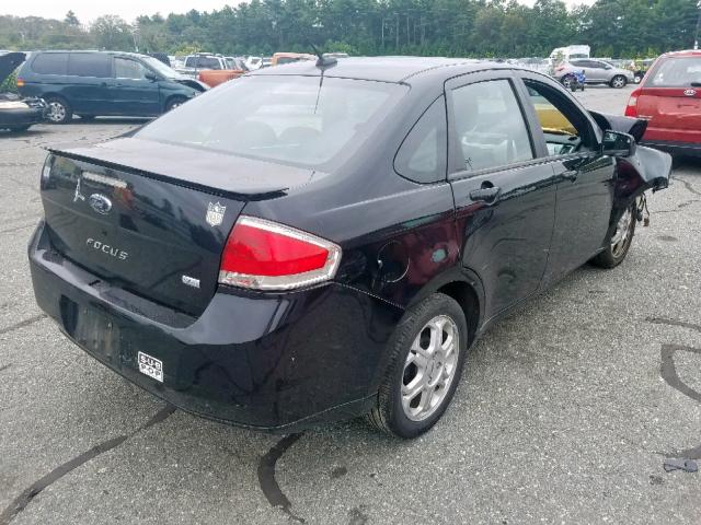 1FAHP36N19W266968 - 2009 FORD FOCUS SES BLACK photo 4