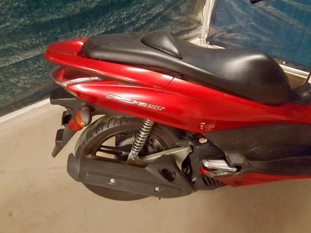 MLHKF121XD5005151 - 2013 HONDA PCX 150 RED photo 6