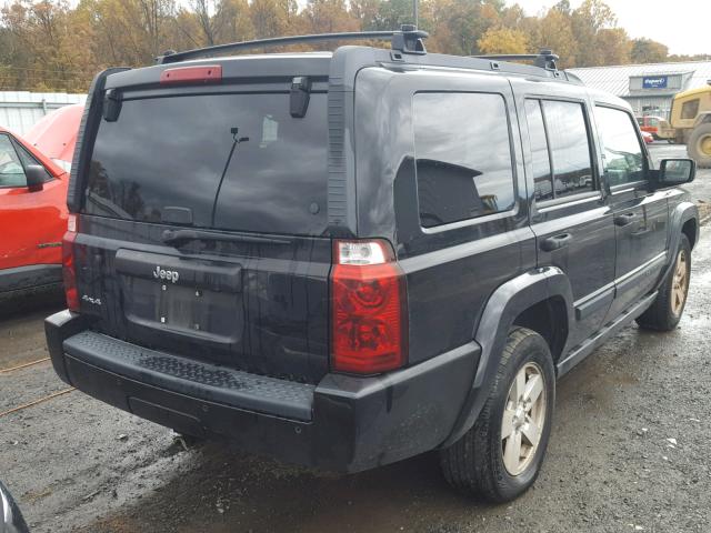 1J8HG48K96C268718 - 2006 JEEP COMMANDER BLACK photo 4