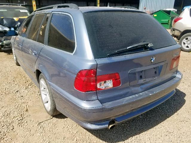 WBADS43401GD86039 - 2001 BMW 525 IT AUT BLUE photo 3