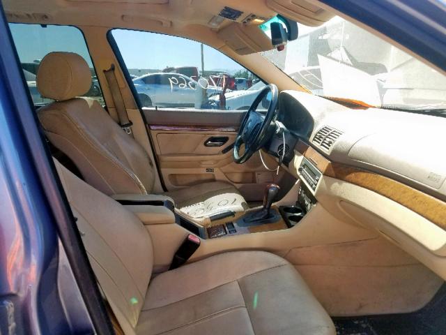 WBADS43401GD86039 - 2001 BMW 525 IT AUT BLUE photo 5