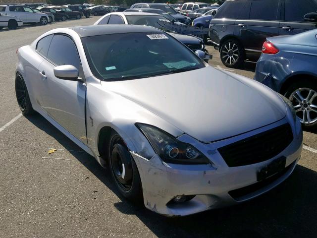 JN1CV6EK1BM213100 - 2011 INFINITI G37 BASE SILVER photo 1