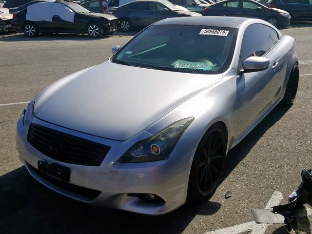 JN1CV6EK1BM213100 - 2011 INFINITI G37 BASE SILVER photo 2