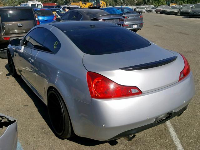 JN1CV6EK1BM213100 - 2011 INFINITI G37 BASE SILVER photo 3